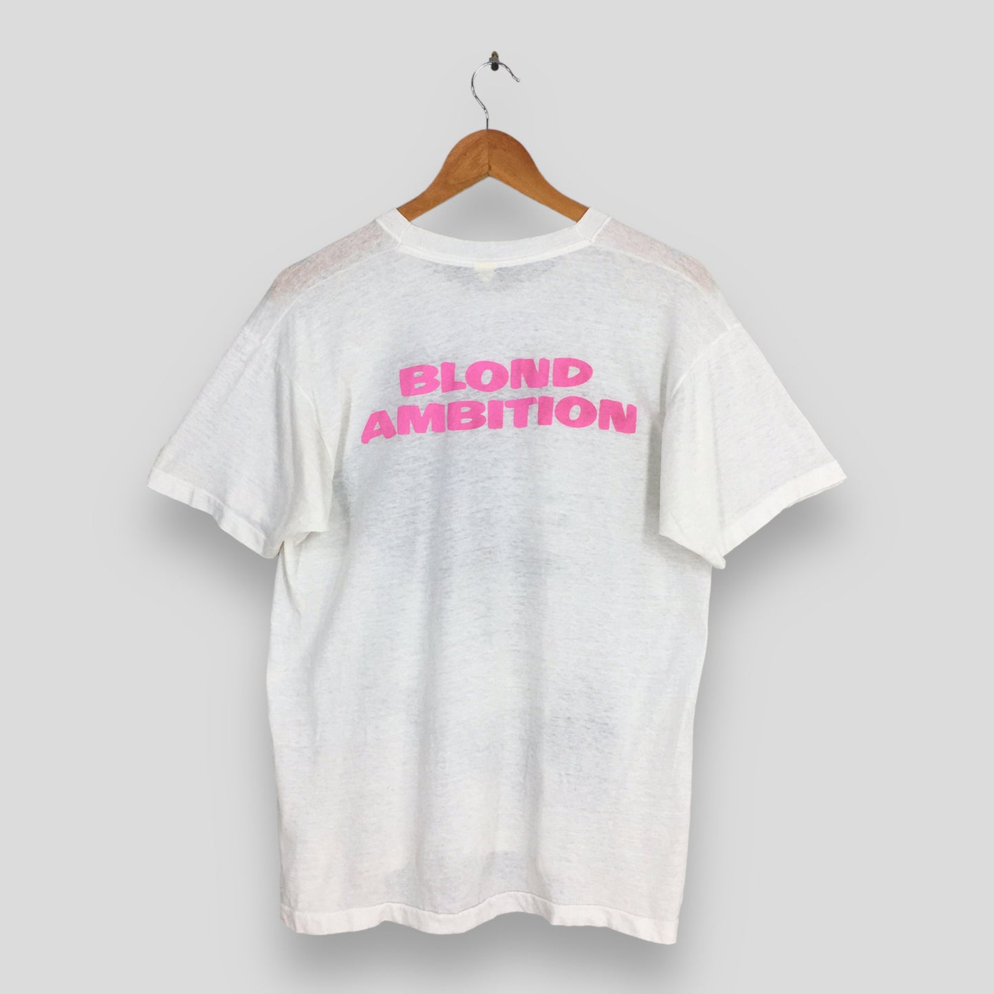 Madonna Blond Ambition White T shirt XLarge