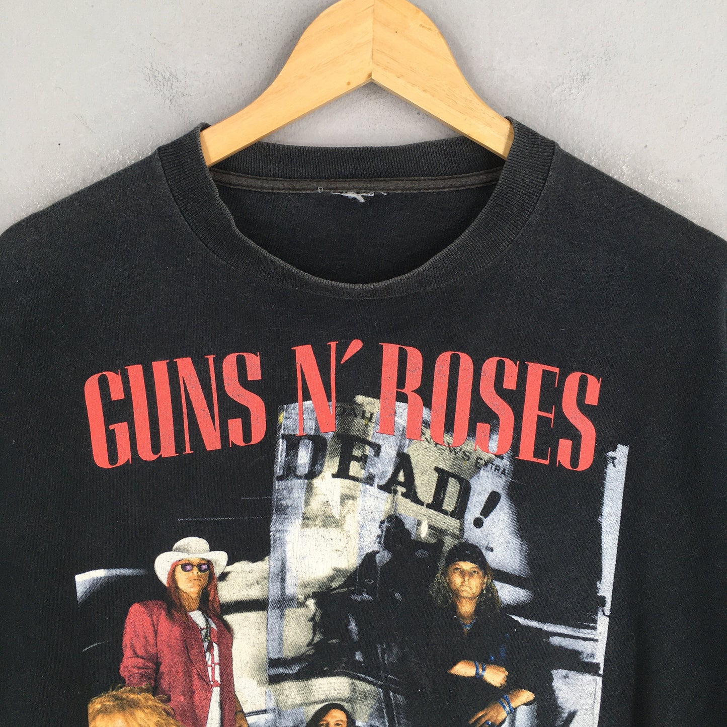 Gun N Roses Metal Black T shirt Medium