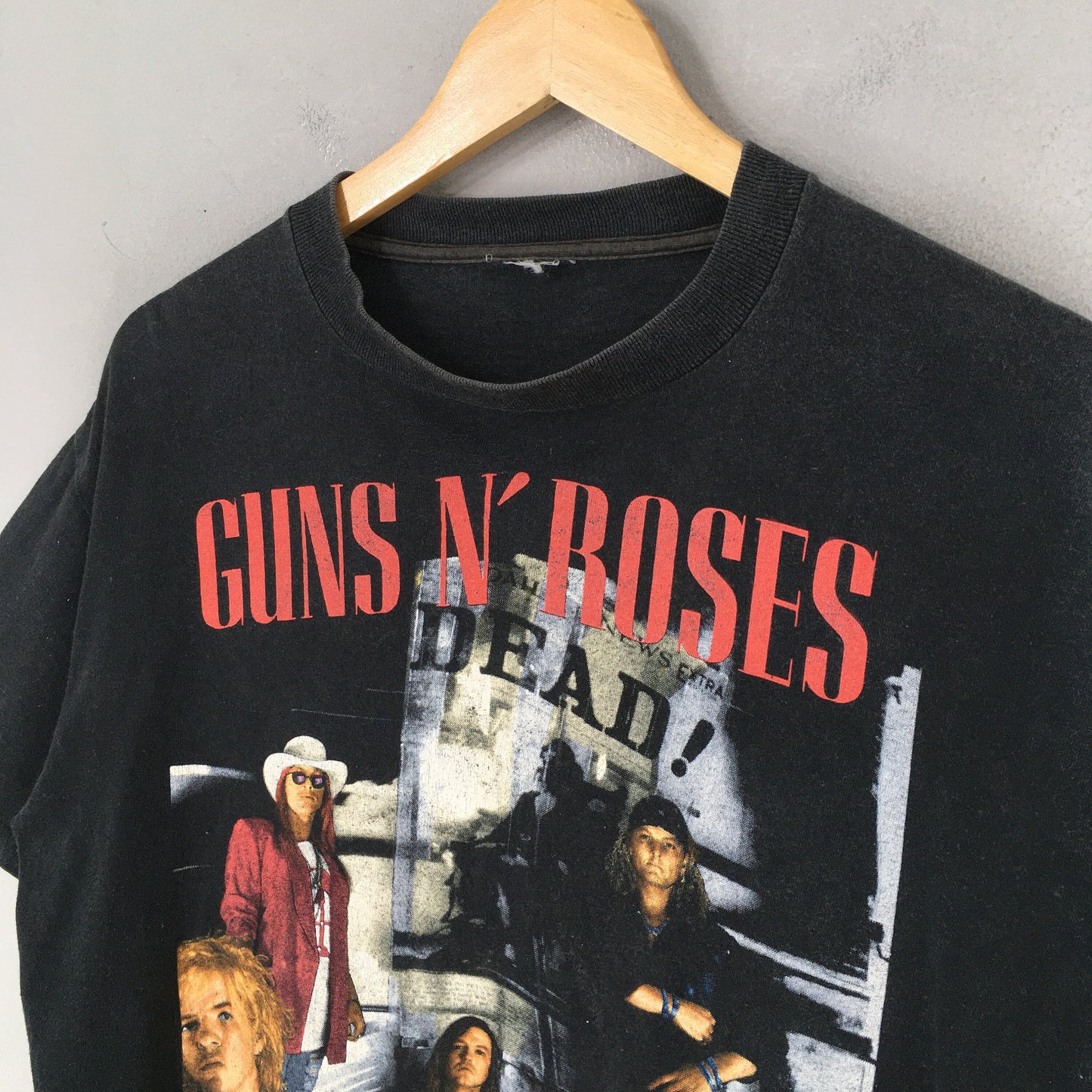 Gun N Roses Metal Black T shirt Medium