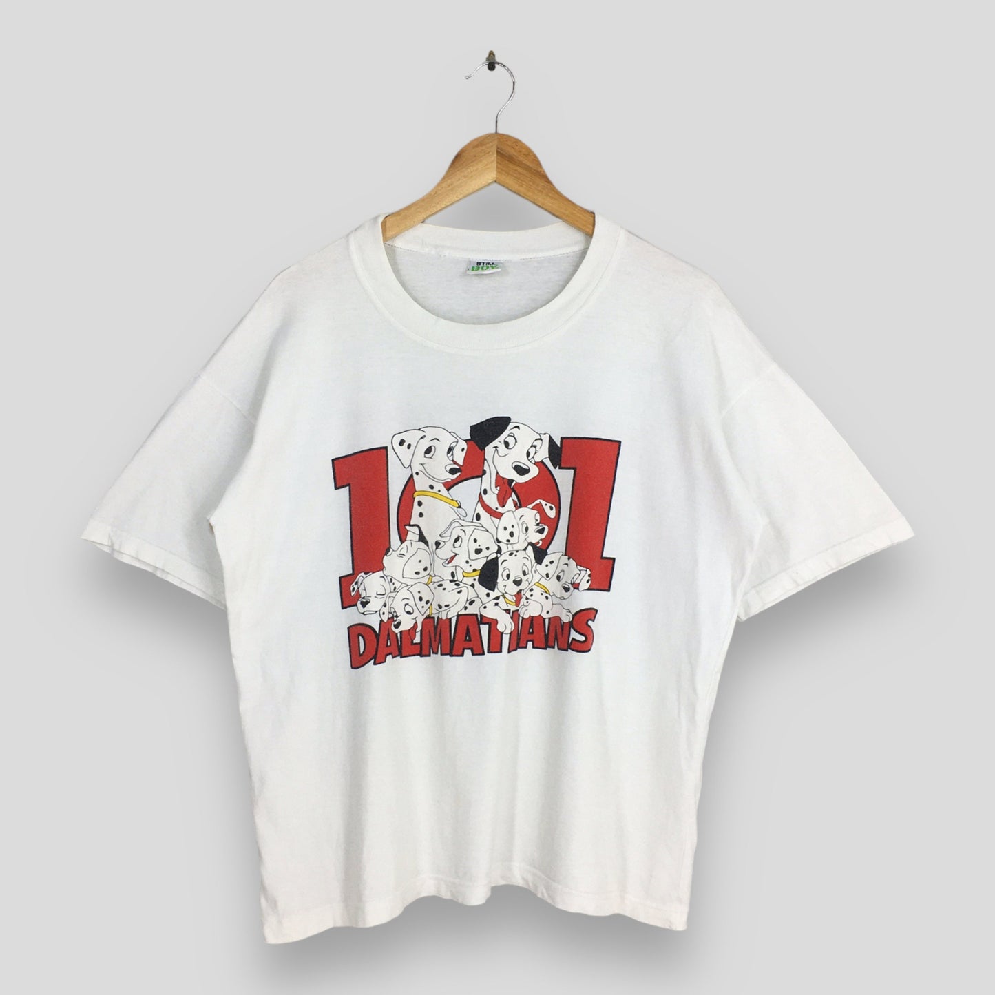 101 Dalmatians Dog White Cartoon T shirt Medium