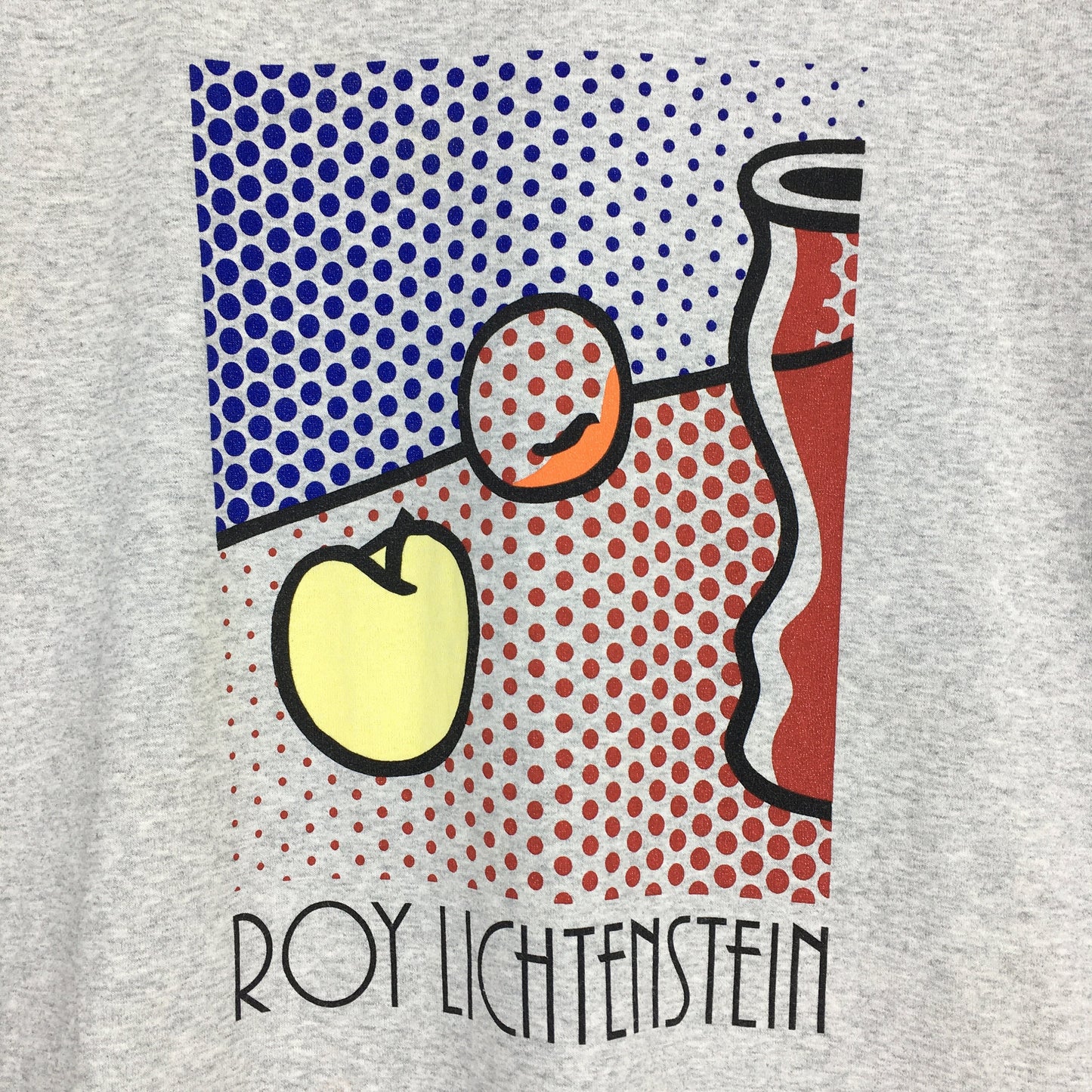 Roy Lichtenstein Still Life With Red Jar 1994 Gray T shirt Large
