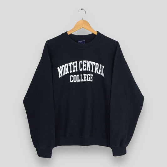 North Central College Black Sweatshirt Medium