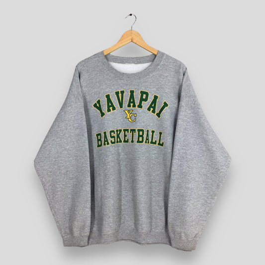 Yavapai Basketball Gray Sweatshirt 2XLarge