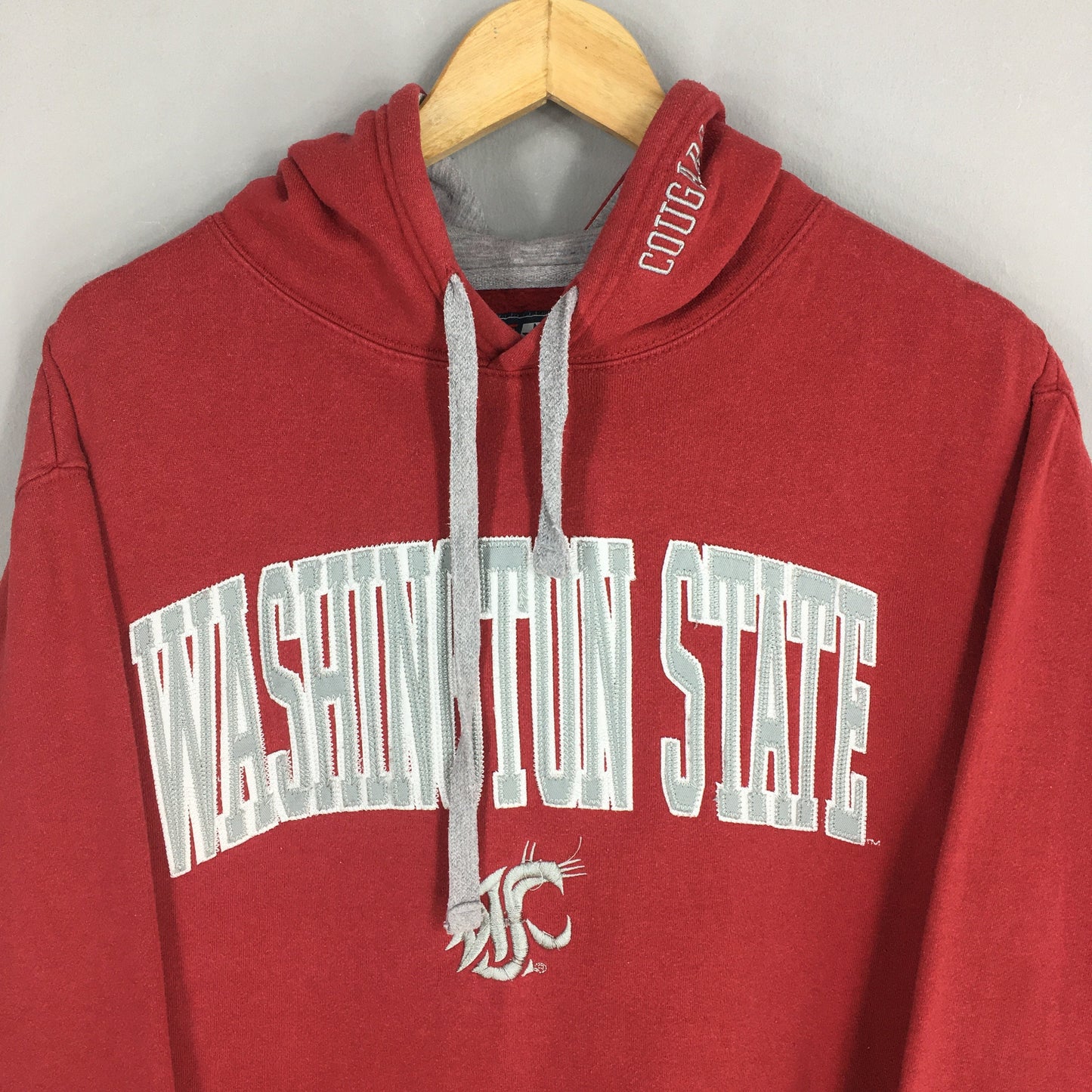 Washington State WSU Red Hoodie Sweater Large