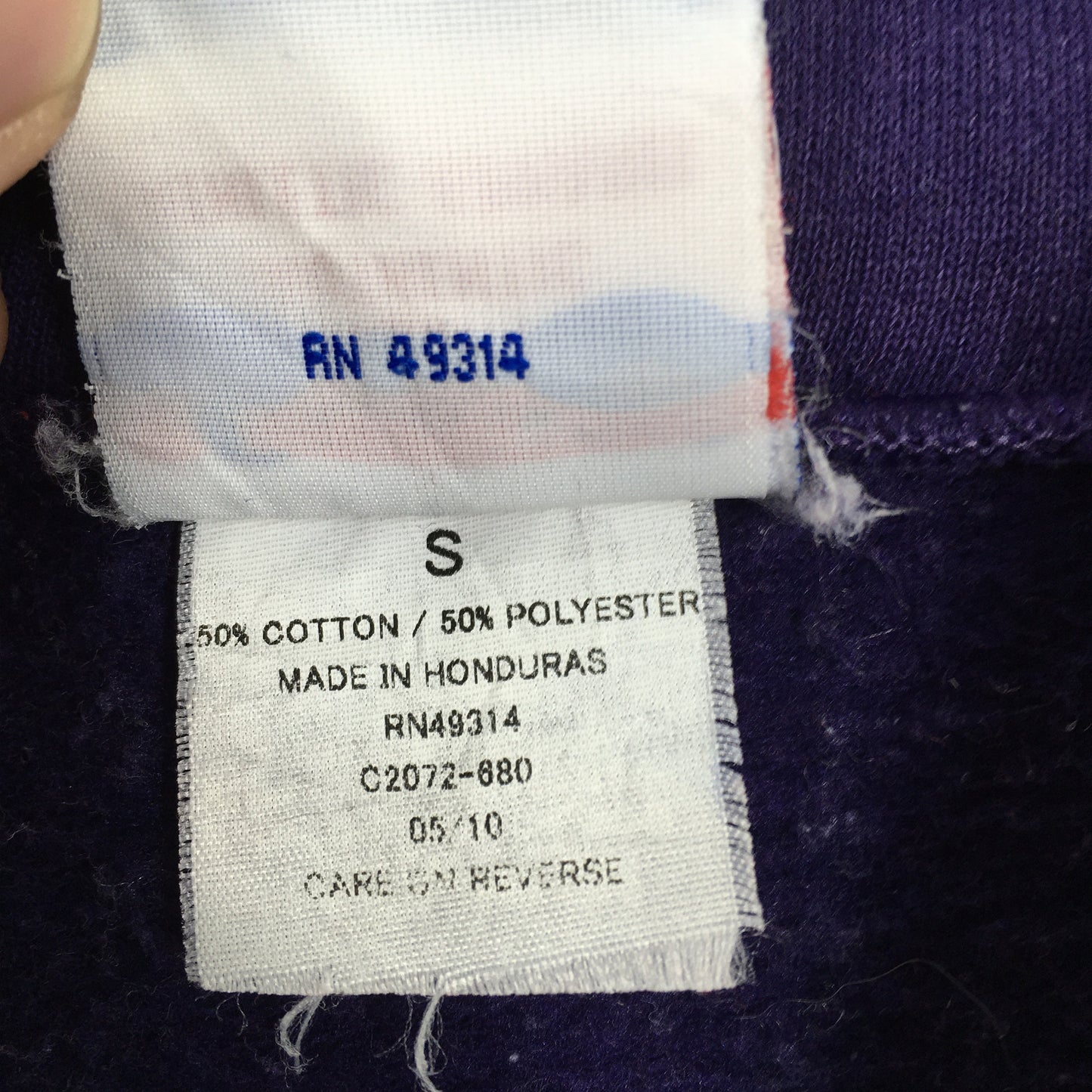 Champion Washington Purple Hoodies Small