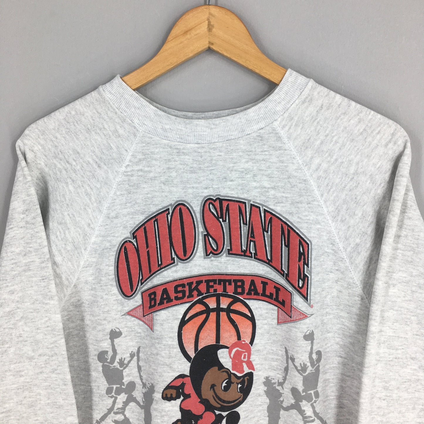 Buckeyes Ohio State Gray Sweatshirt Crewneck Large