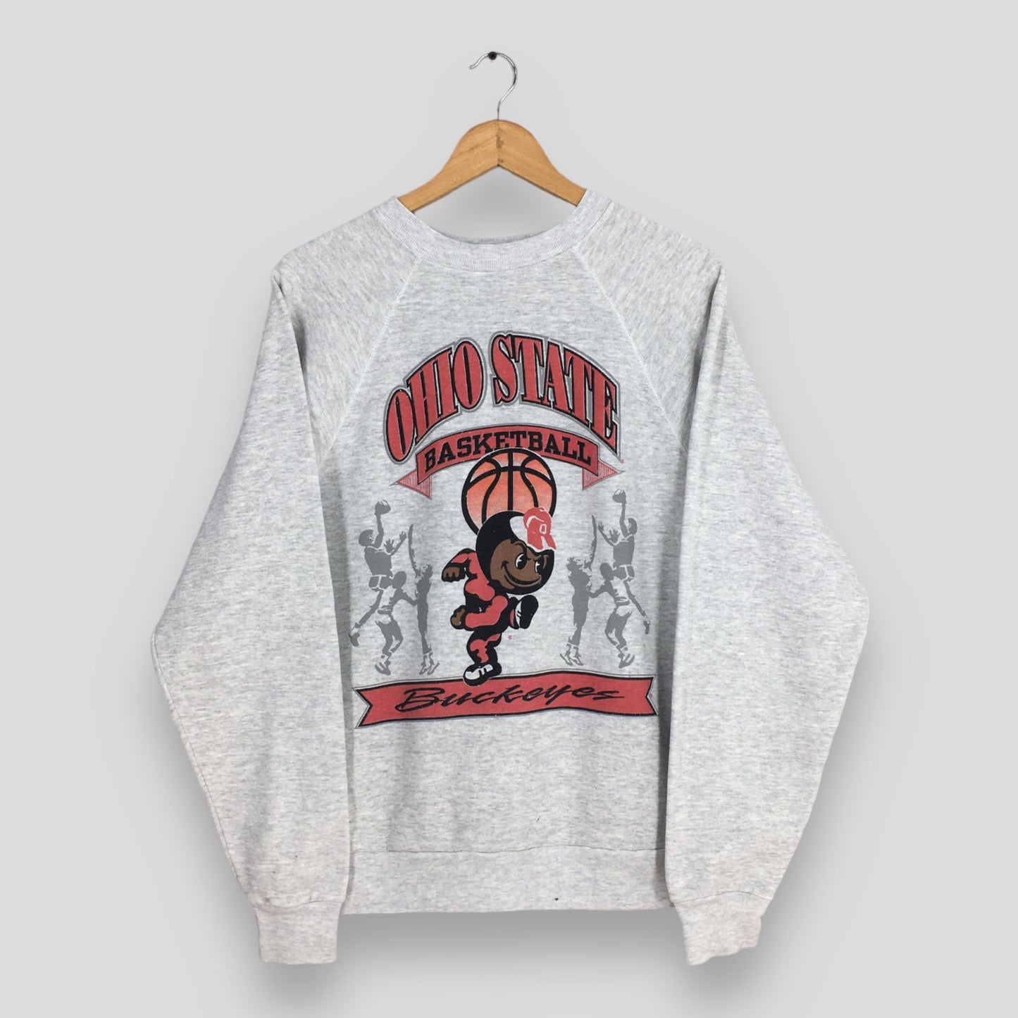 Buckeyes Ohio State Gray Sweatshirt Crewneck Large