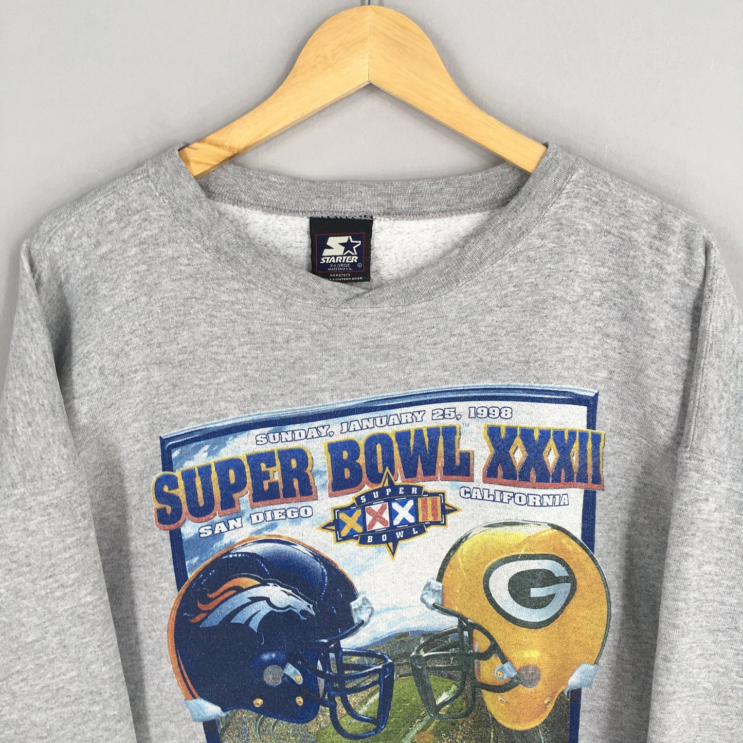 Super Bowl XXXII Champion Nfl Sweatshirt XLarge