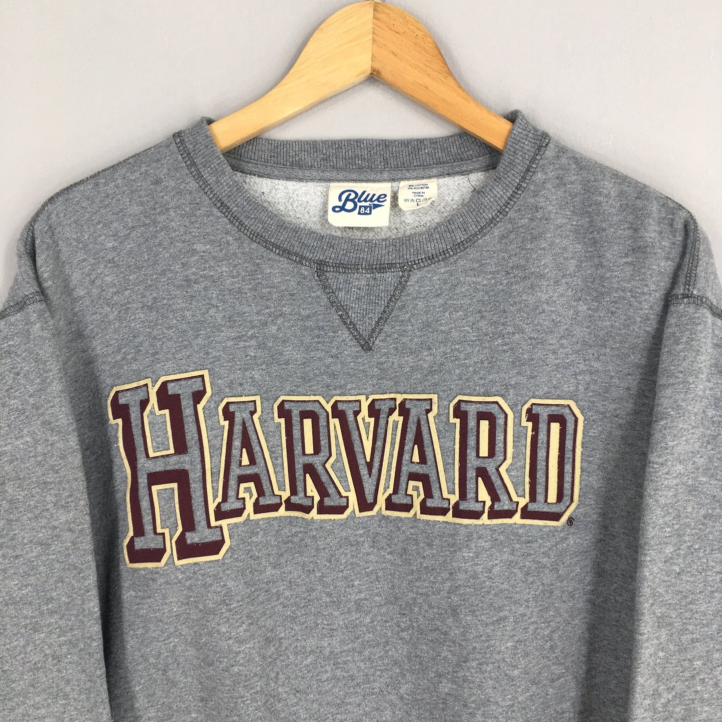 Harvard University Gray Sweatshirt Large