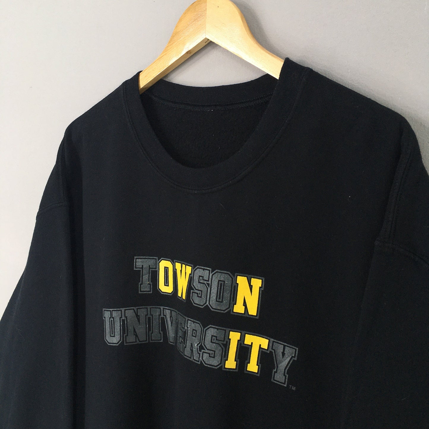 Towson University Black Sweatshirt Large