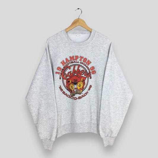 Hampton Crabbers Football Sweatshirt Large