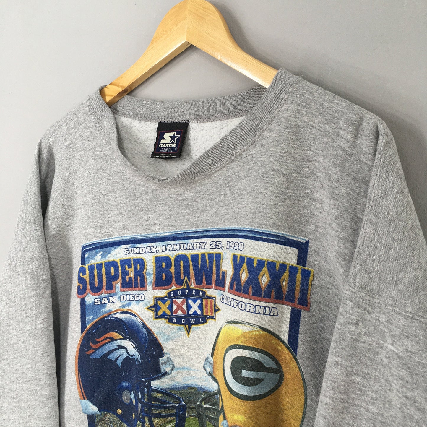 Super Bowl XXXII Champion Nfl Sweatshirt XLarge