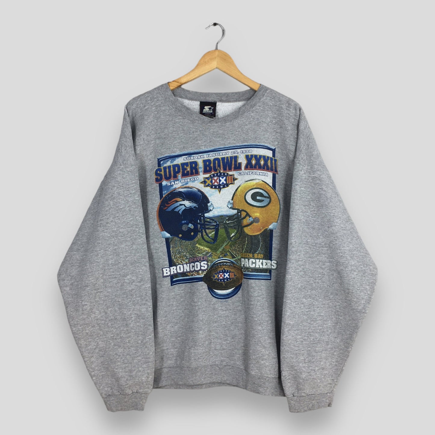 Super Bowl XXXII Champion Nfl Sweatshirt XLarge