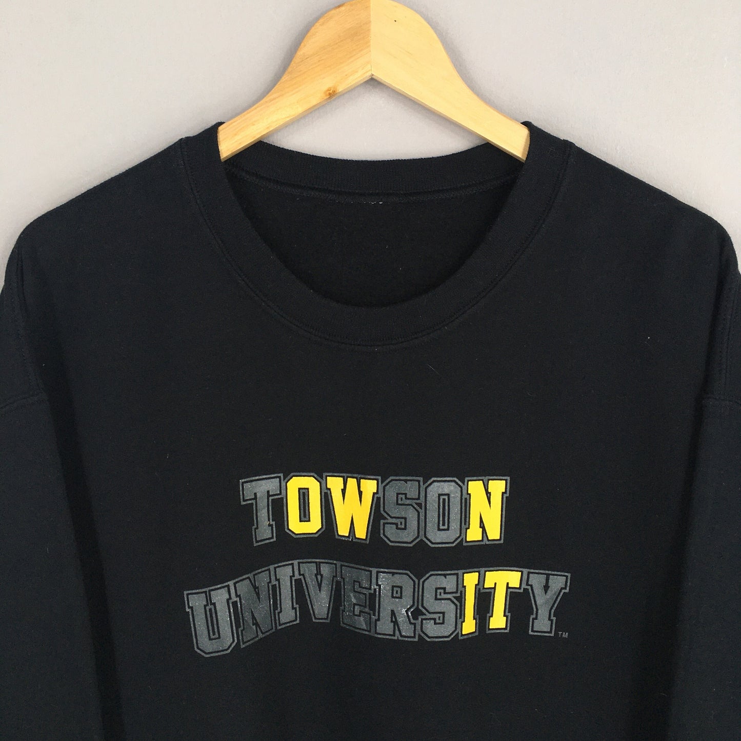 Towson University Black Sweatshirt Large