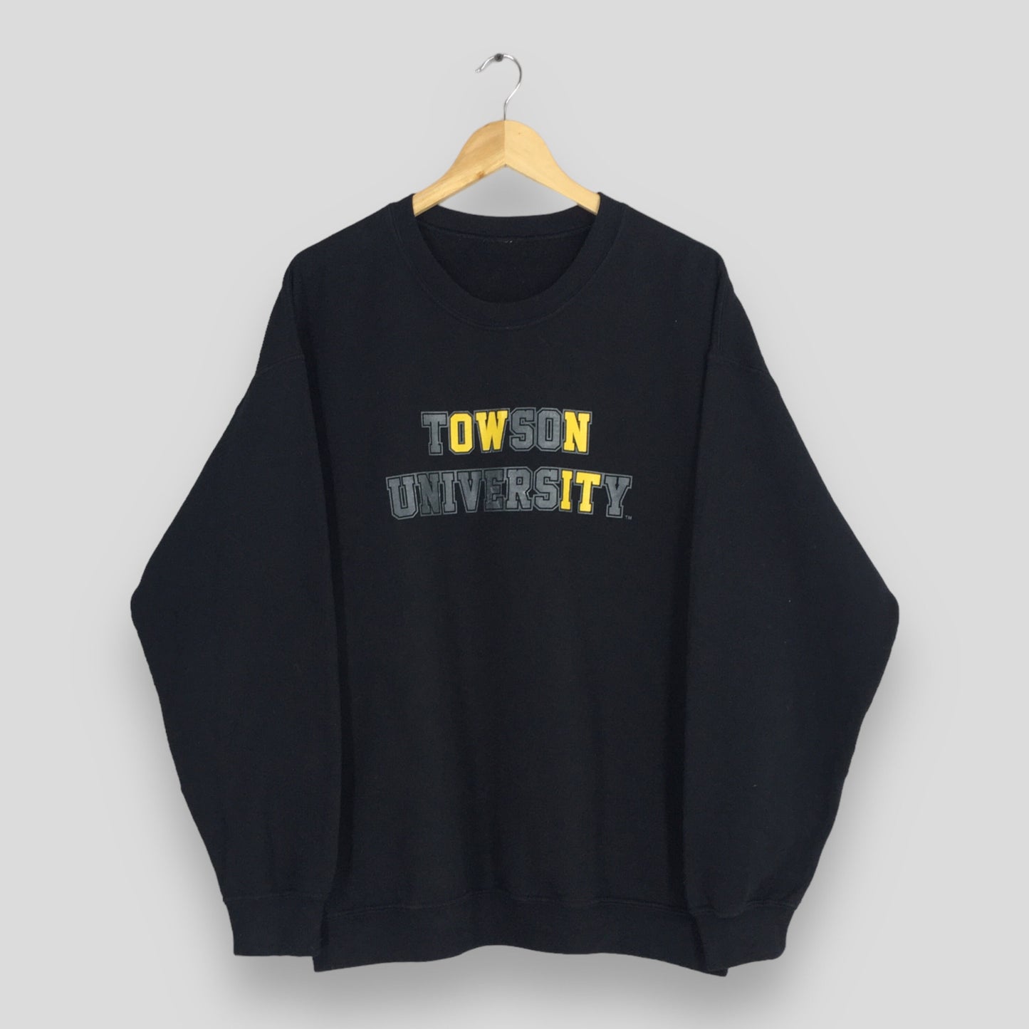 Towson University Black Sweatshirt Large