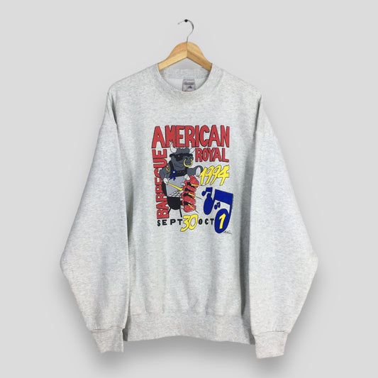 American Royal World Series of Barbecue Gray Sweatshirt 2XLarge