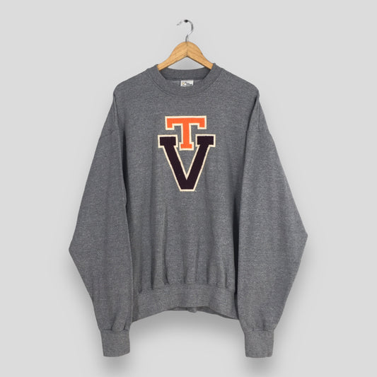 Tennessee Volunteers Ncaa Gray Sweatshirt 2XLarge