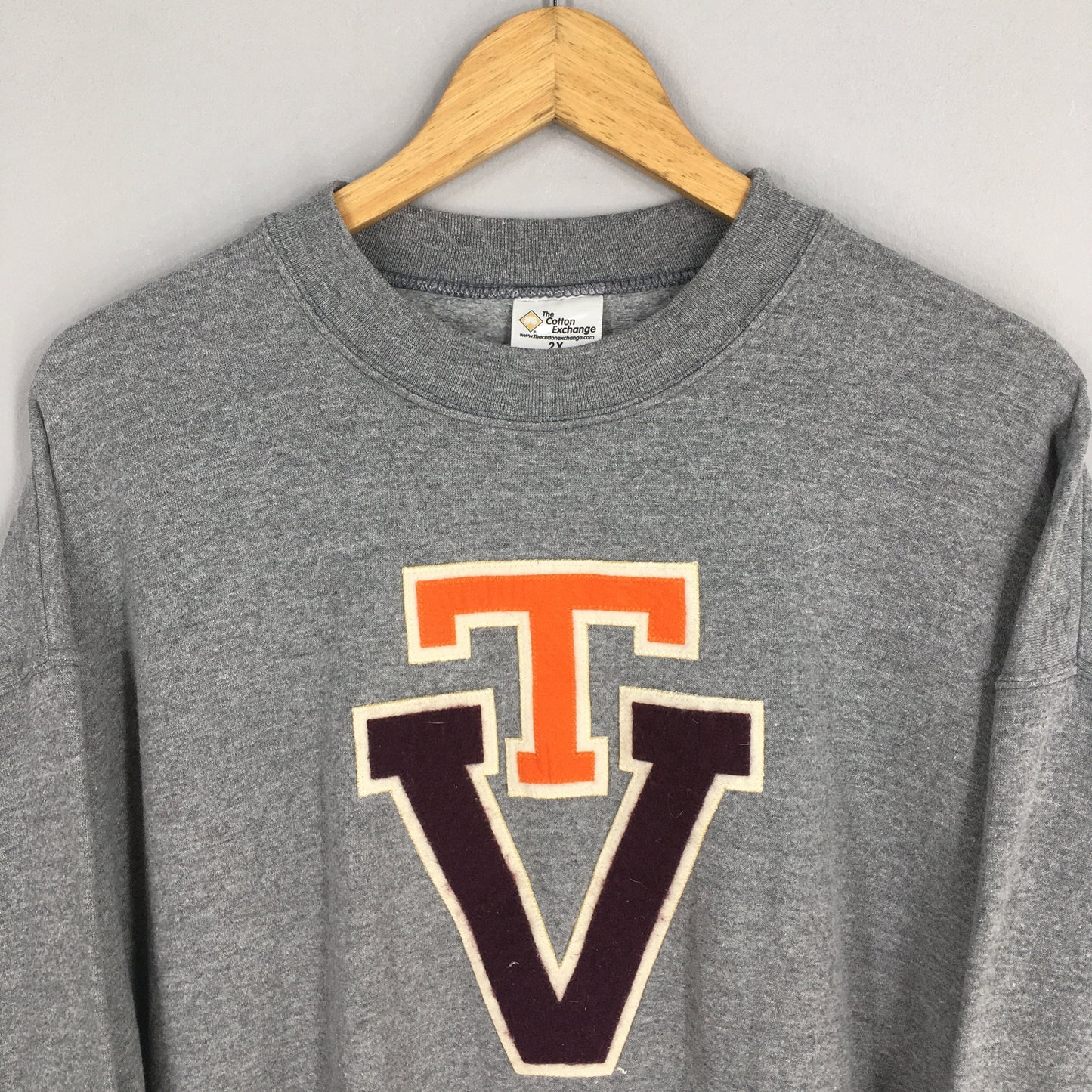 Tennessee Volunteers Ncaa Gray Sweatshirt 2XLarge