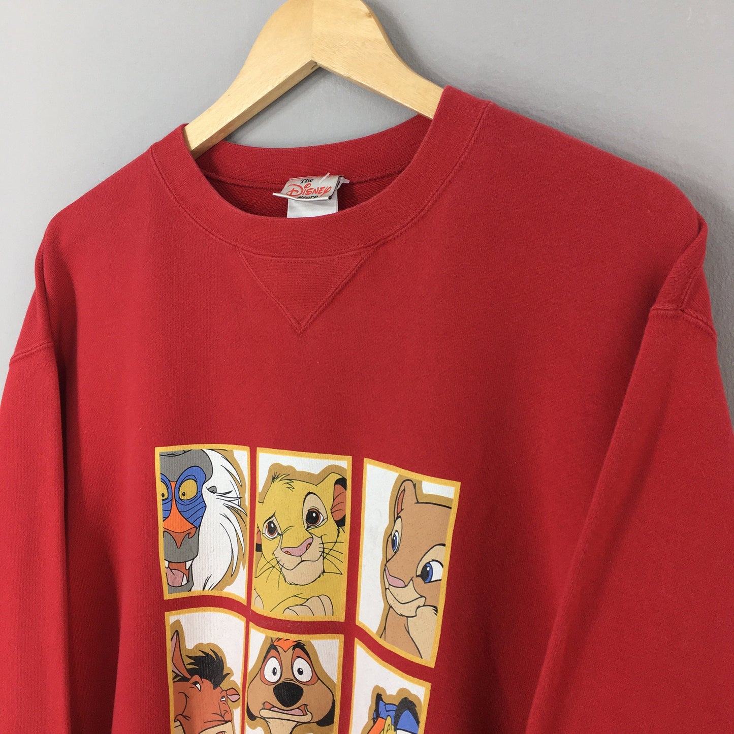 The Lion King Disney Red Sweater Small