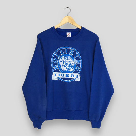 Hollister High School Blue Sweatshirt Small