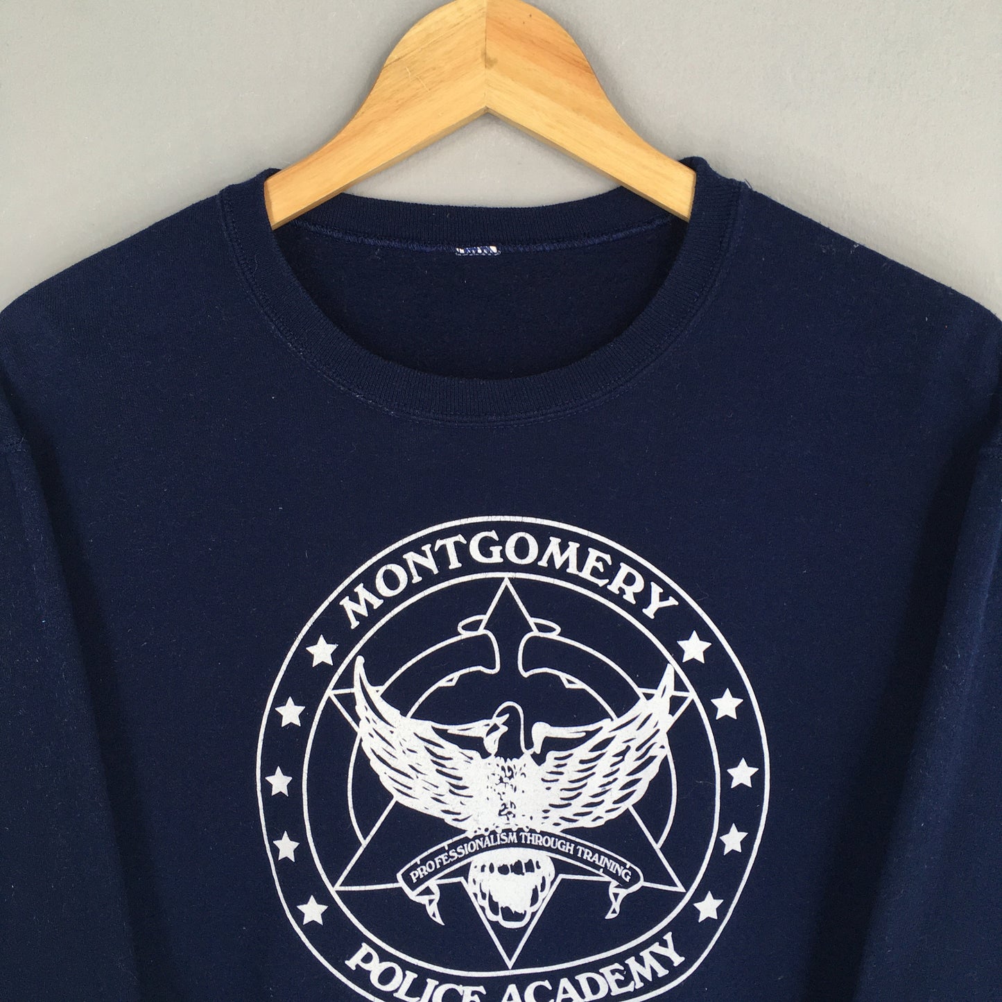 Montgomery Police Academy Blue Sweatshirt Small