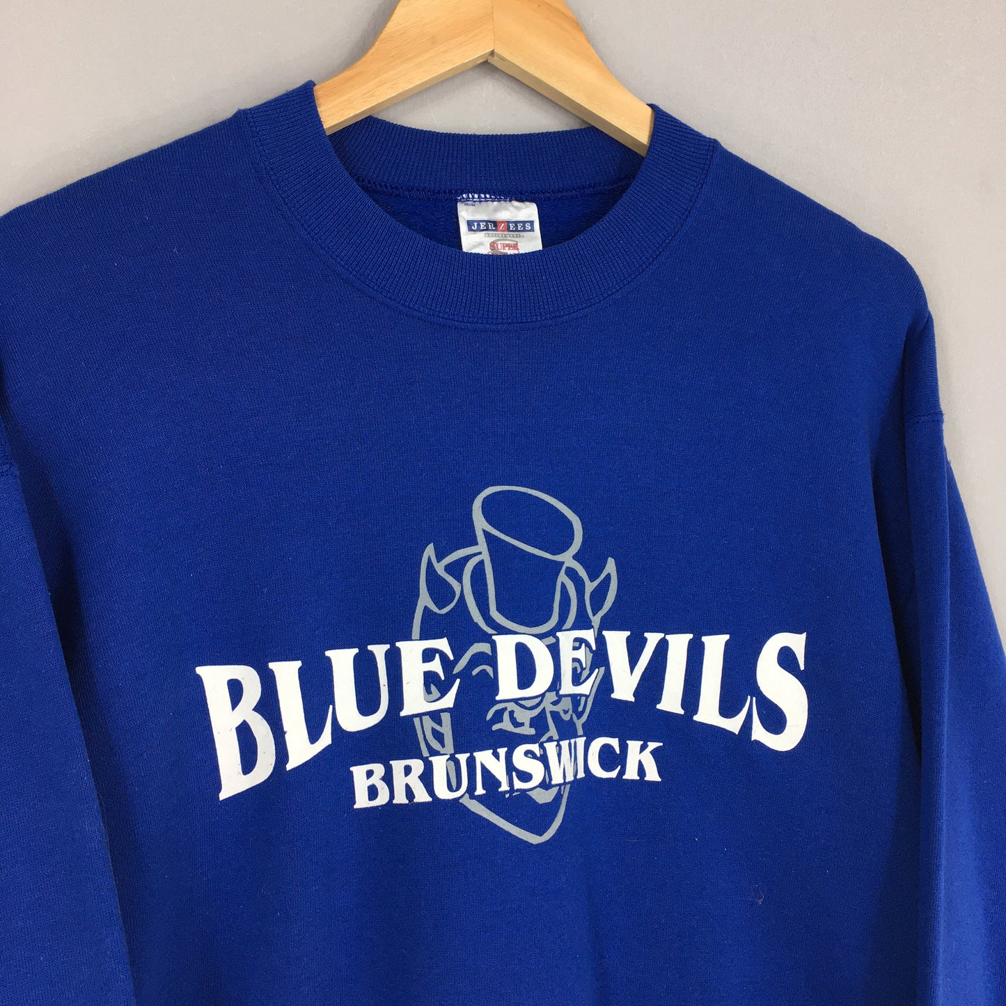 Brunswick Blue Devils High School Blue Sweatshirt Medium