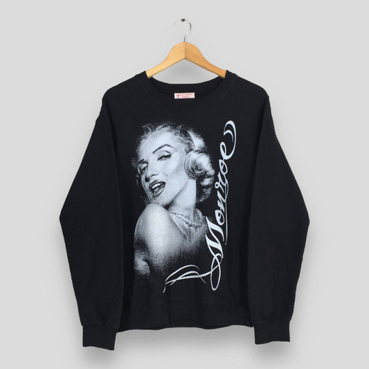 Marilyn Monroe Idol Black Sweatshirt Small