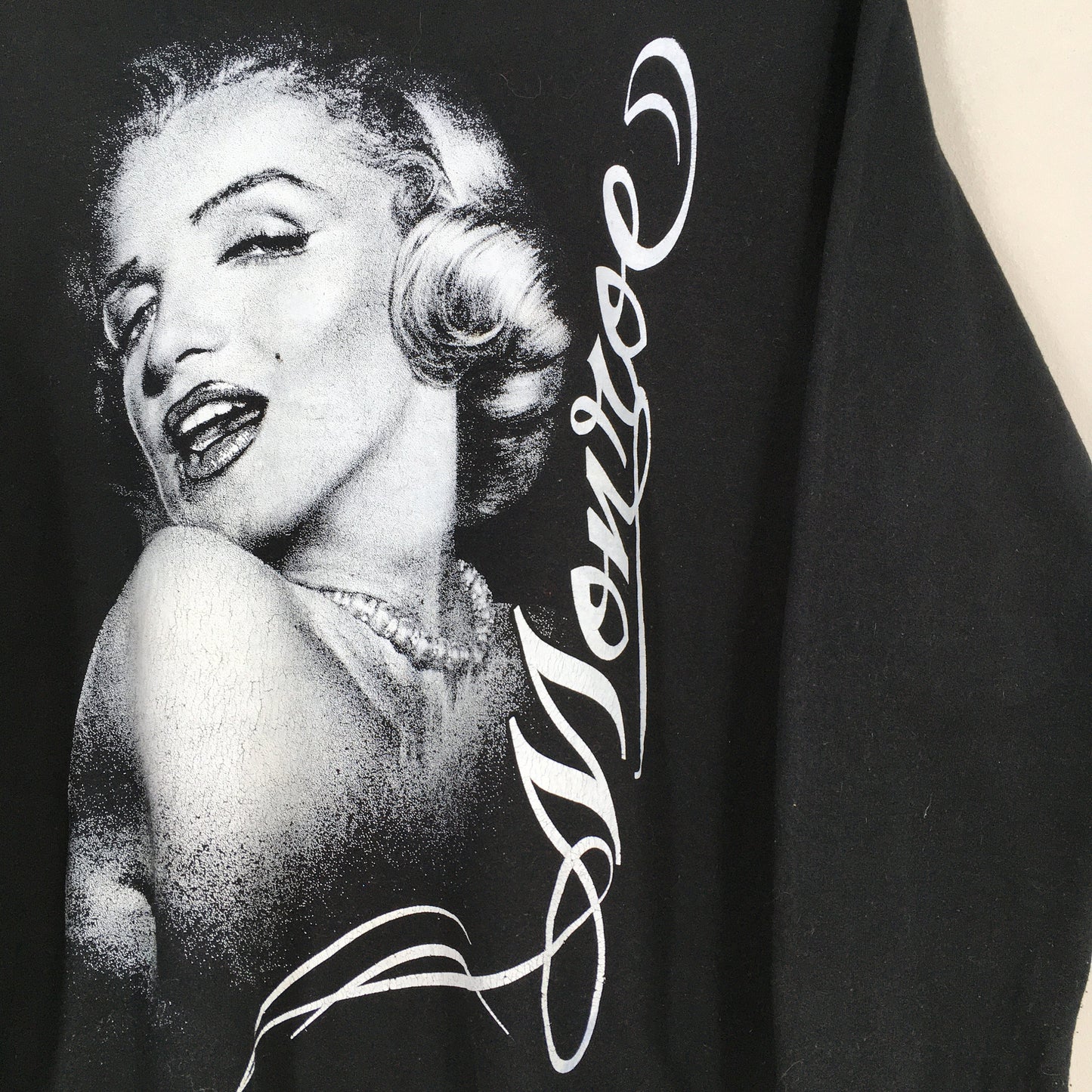 Marilyn Monroe Idol Black Sweatshirt Small