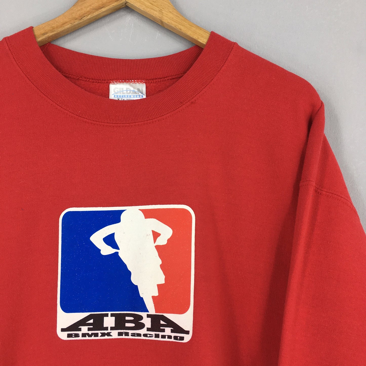 ABA Bmx Racing Red Sweatshirt Large