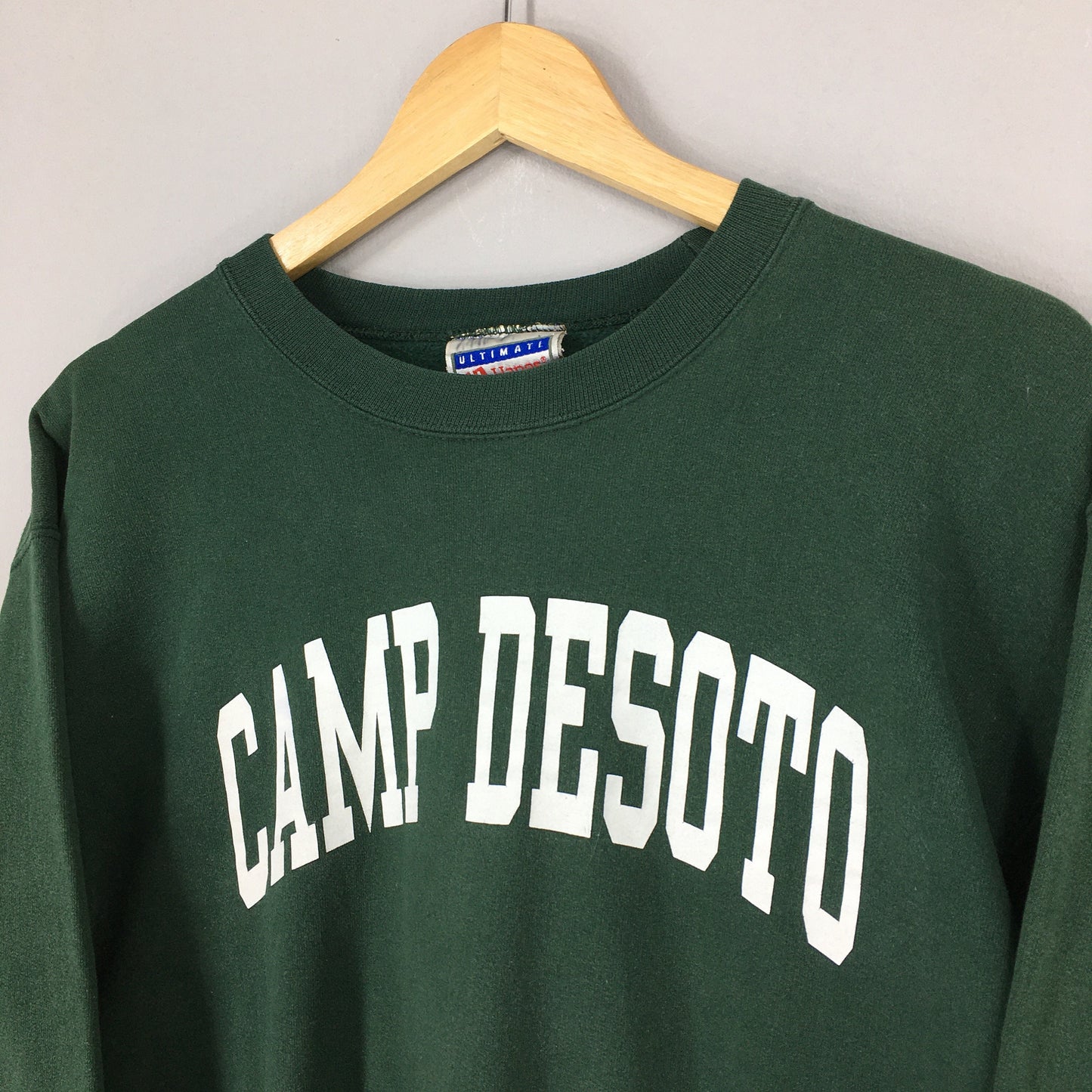 Camp Desoto Green Sweatshirt Small