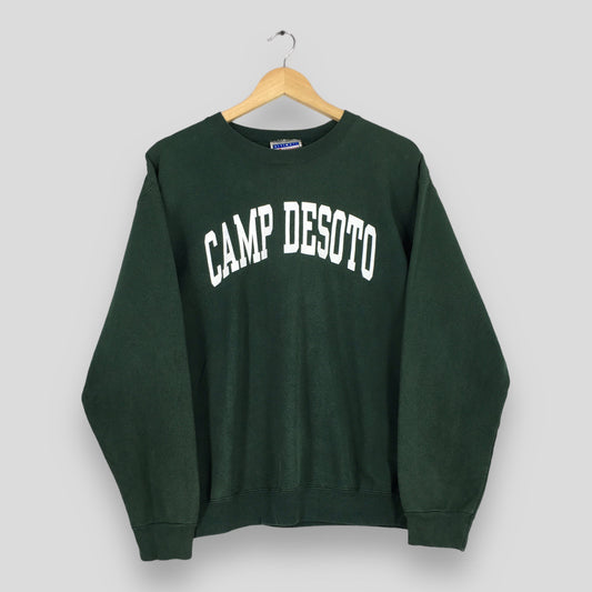 Camp Desoto Green Sweatshirt Small