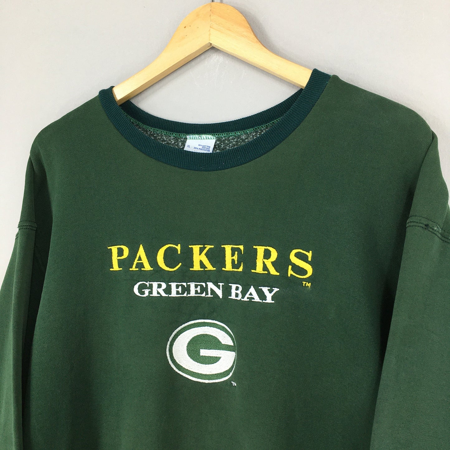 Green Bay Packers Football NFL Sweatshirt XLarge