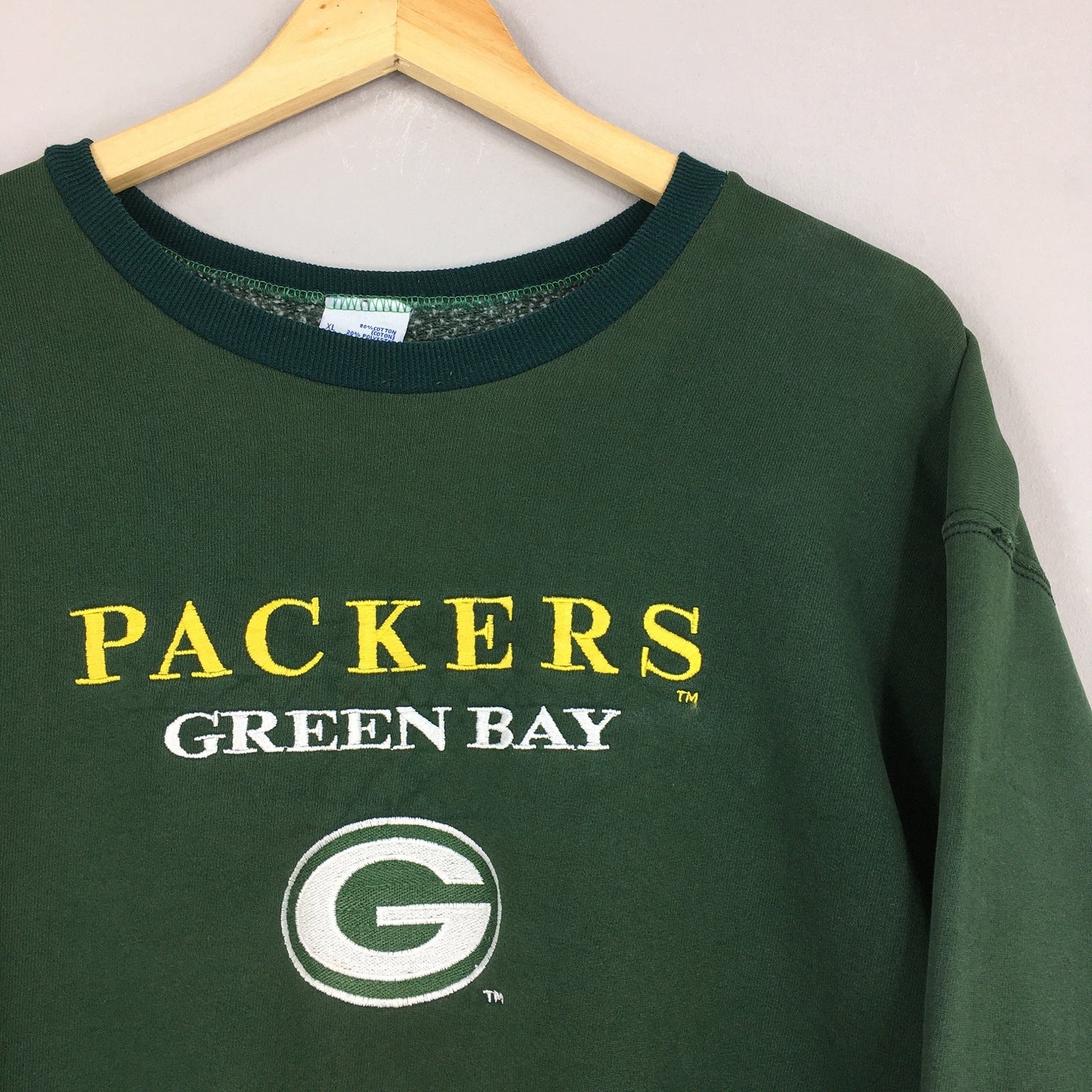 Green Bay Packers Football NFL Sweatshirt XLarge