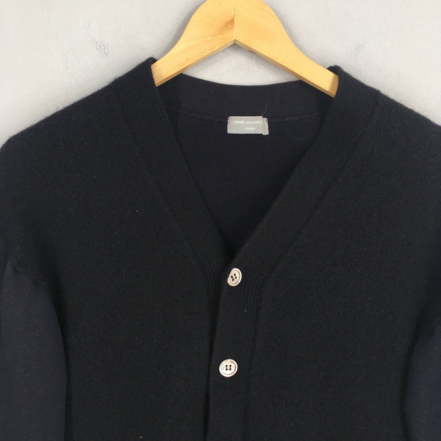 Comme Des Garcons Homme Wool Cardigan Small