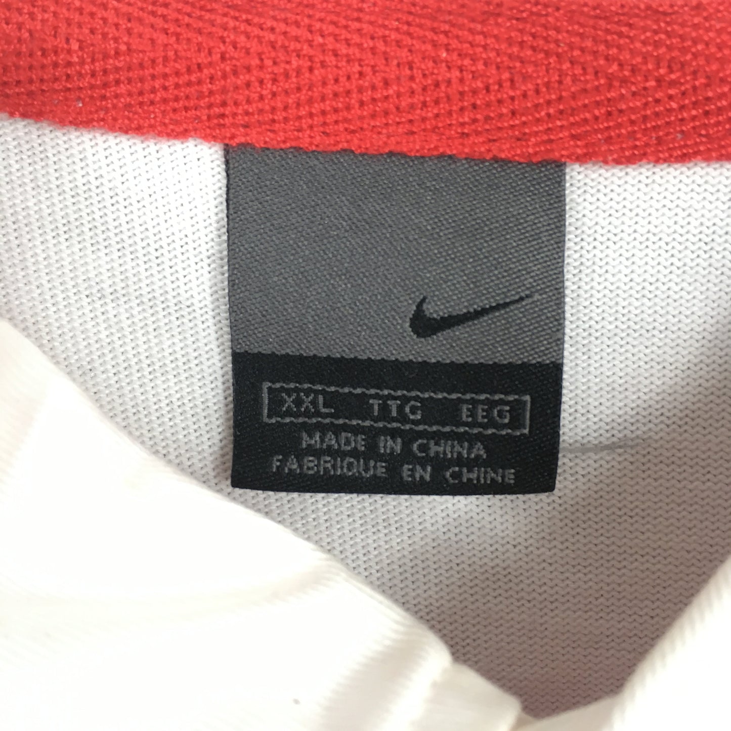 Nike O2 England Rugby Jersey Polo Rugby Shirt XXLarge