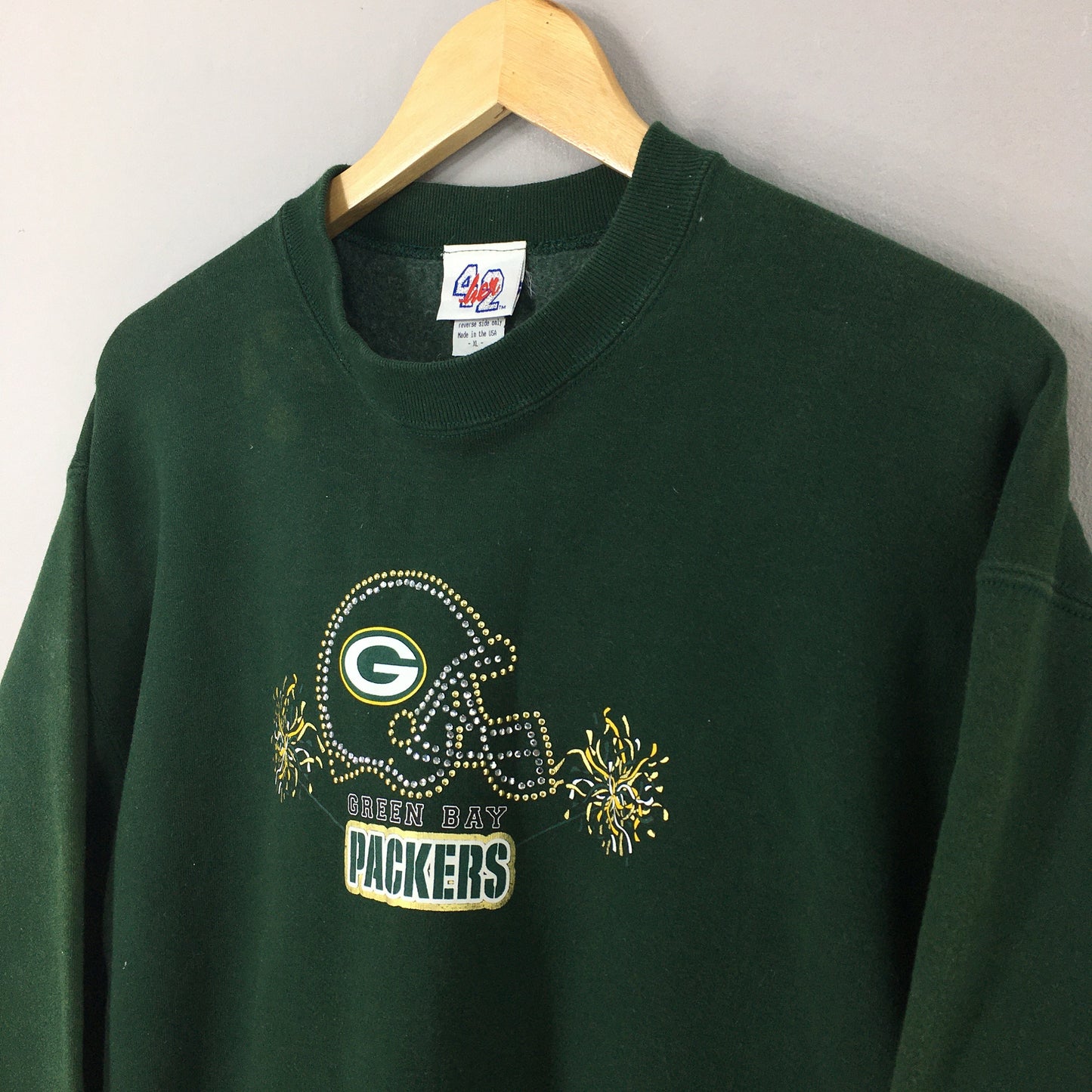 Green Bay Packers Football NFL Sweatshirt XLarge