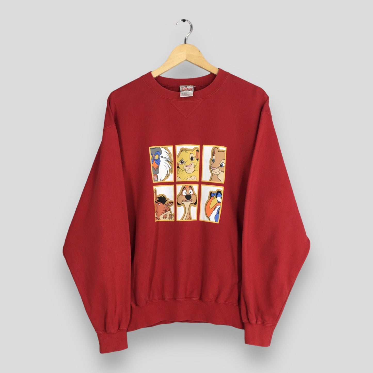 The Lion King Disney Red Sweater Small