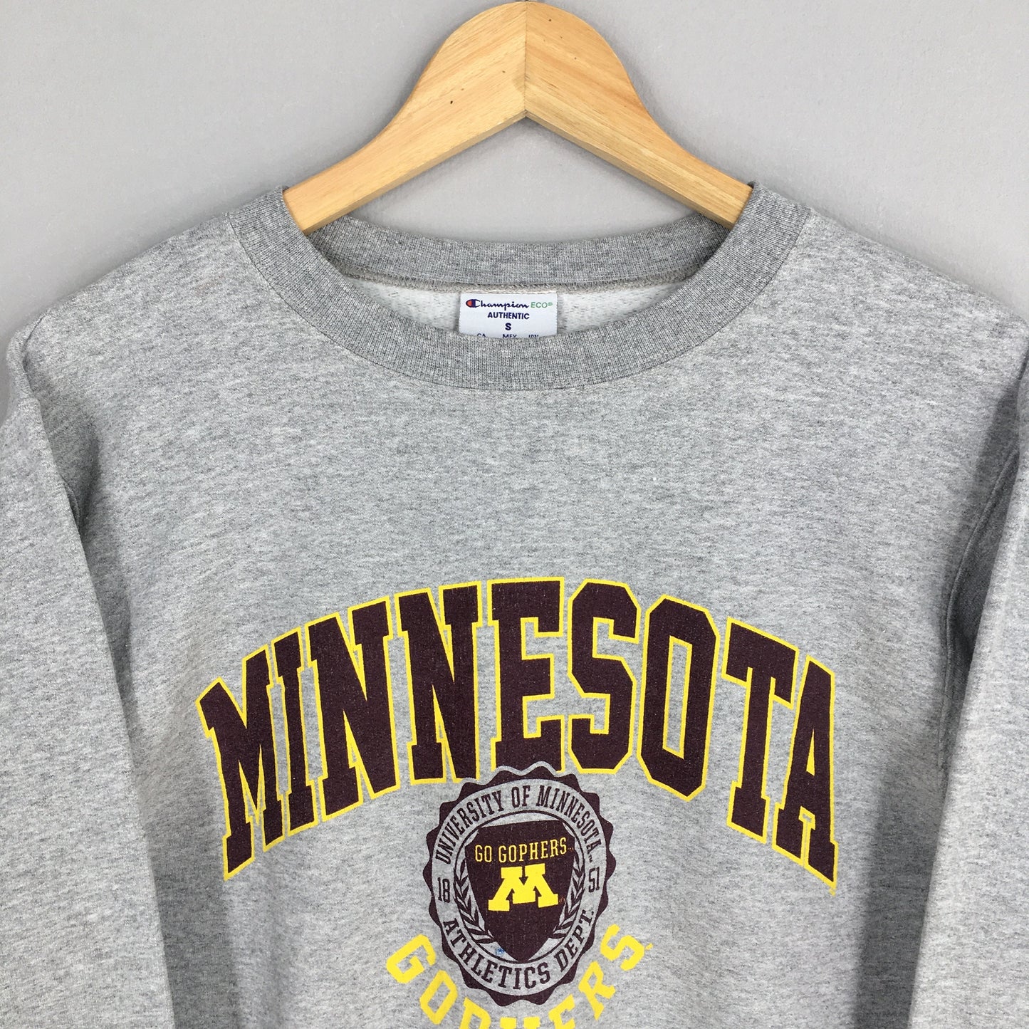 Minnesota University Gray Sweatshirts Small