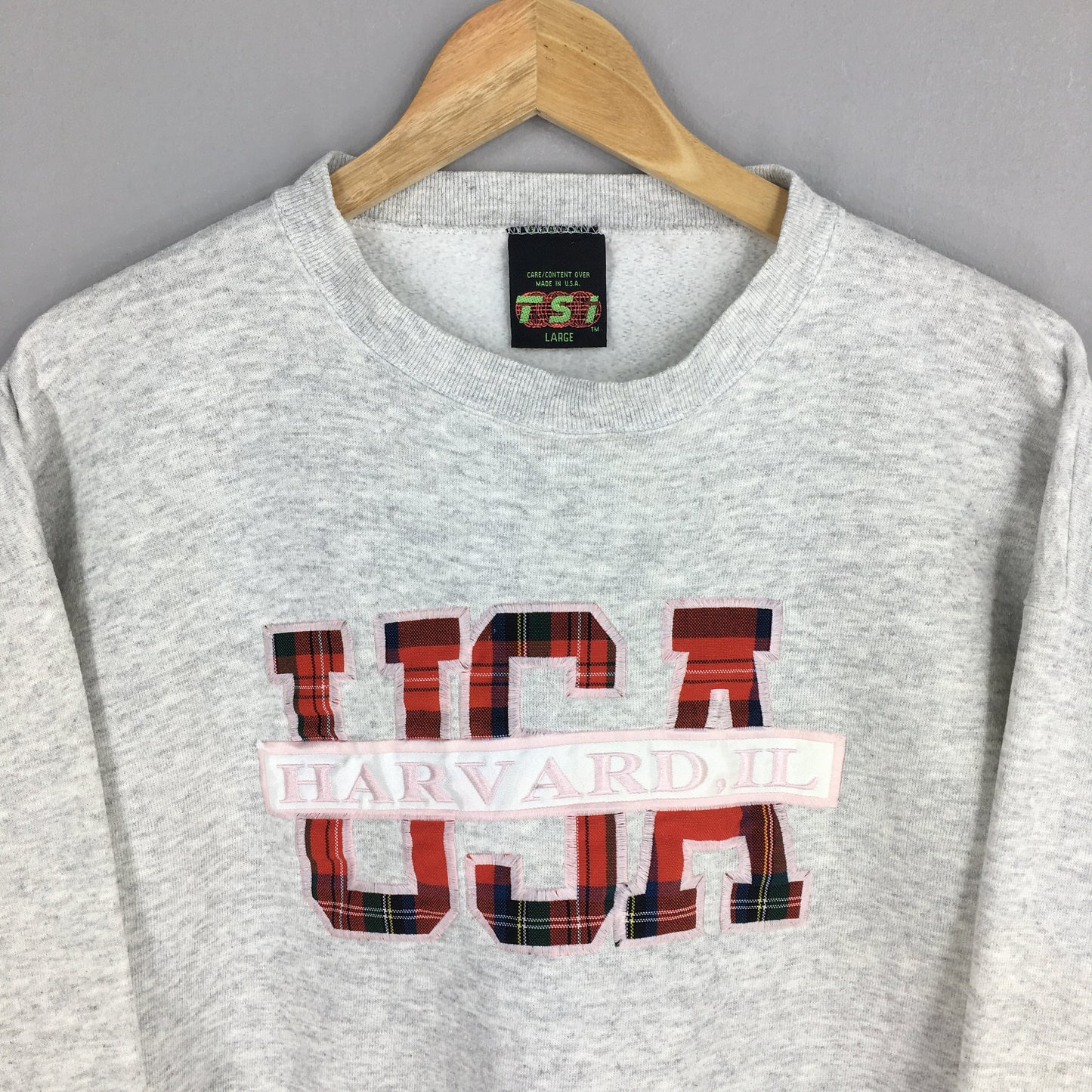 Harvard USA Gray Sweater Large