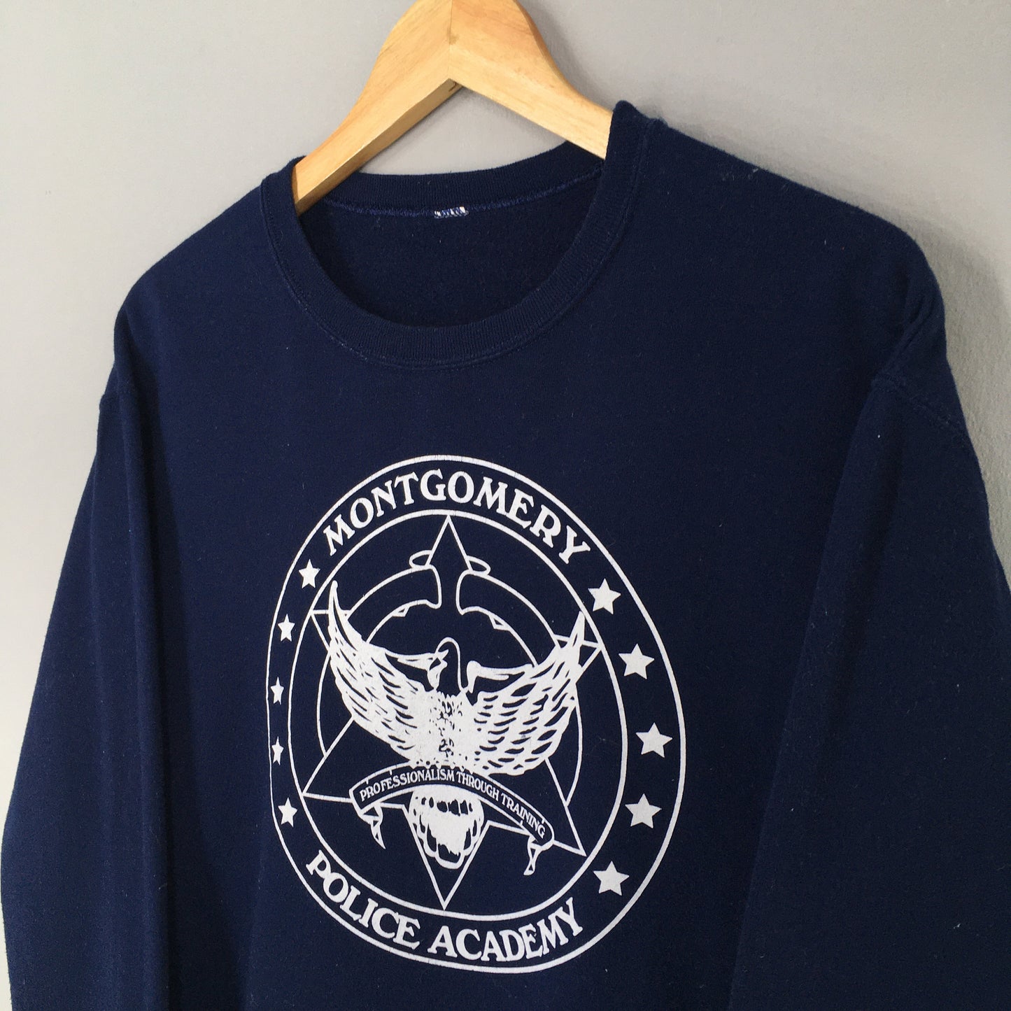 Montgomery Police Academy Blue Sweatshirt Small