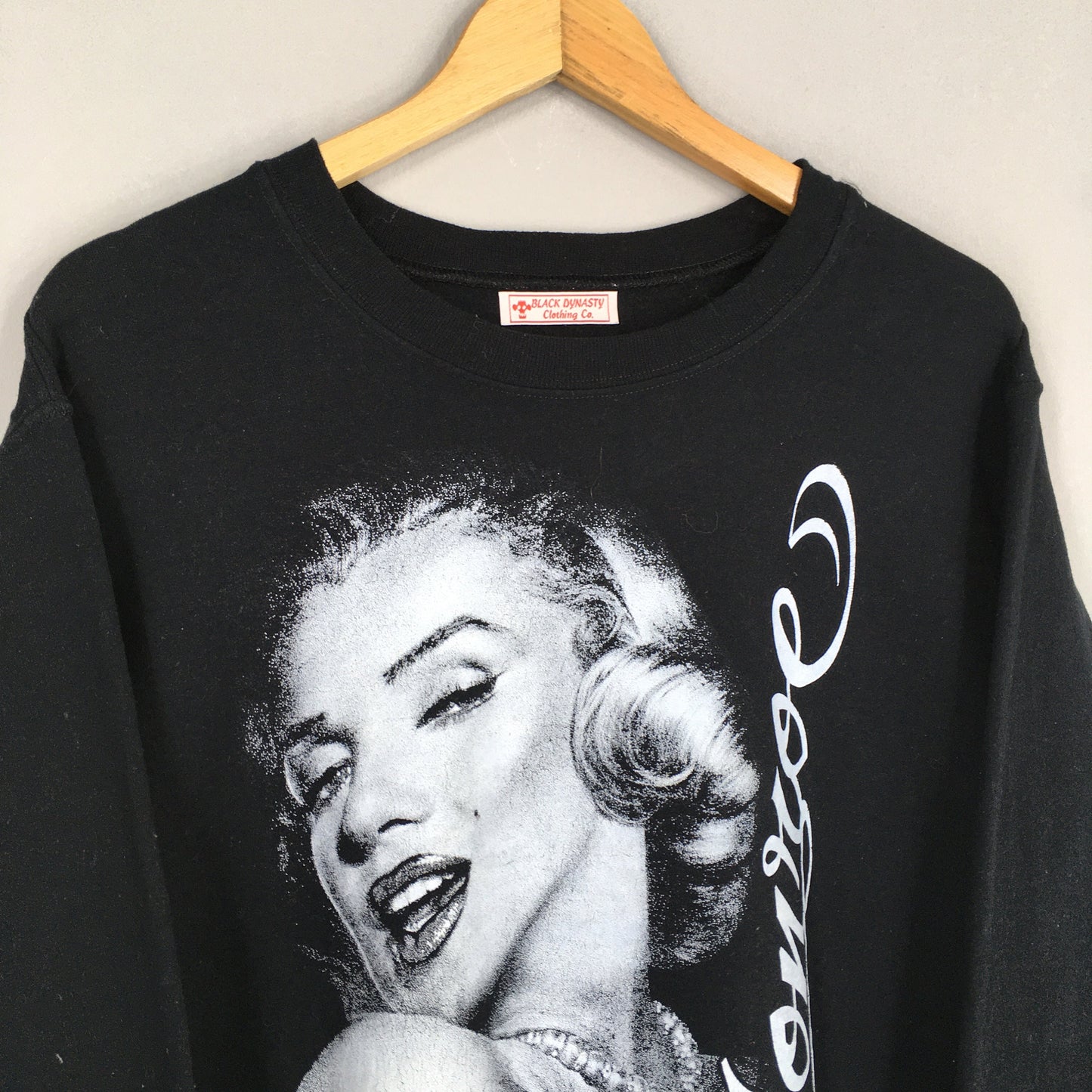 Marilyn Monroe Idol Black Sweatshirt Small