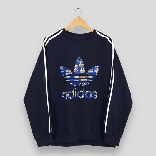 Adidas Trefoil Big Logo Sweatshirt Large