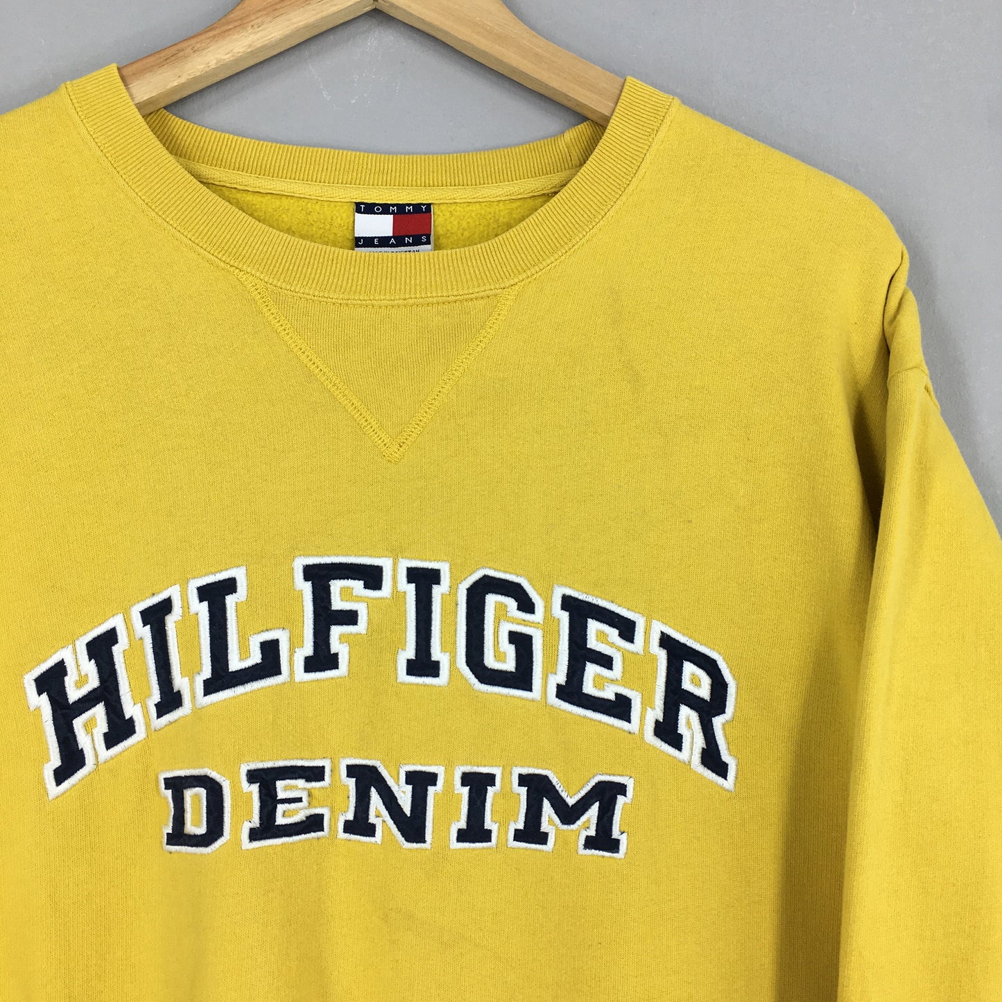 Tommy Hilfiger Yellow Sweatshirt XLarge