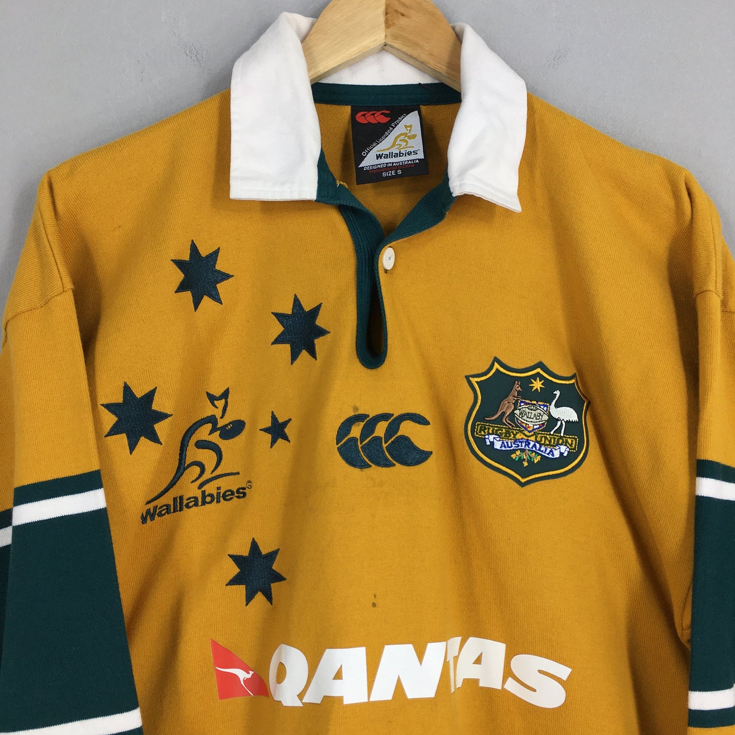 Canterbury Australian Wallabies Rugby Polo Shirt Small