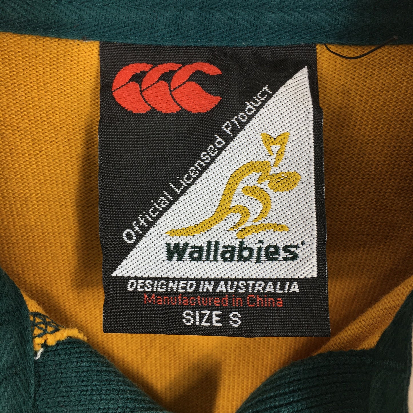 Canterbury Australian Wallabies Rugby Polo Shirt Small